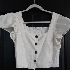 Zara Cropped Blouse